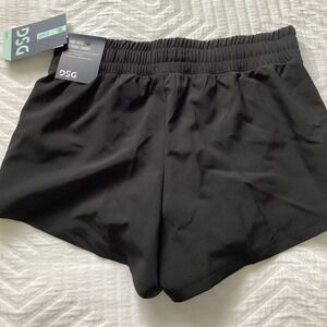 DSG Girls' Stride Shorts - Black Athletic Running Shorts - Size S‎ (8-9)